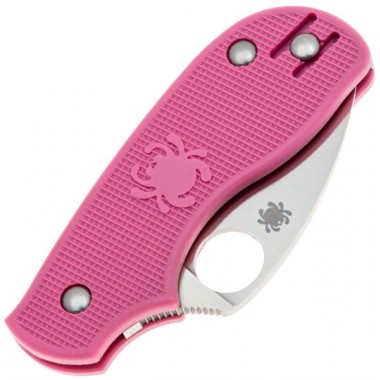 Нож складной SPYDERCO Squeak Pink