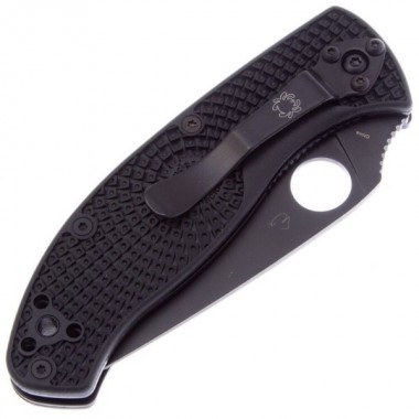 Нож складной SPYDERCO Tenacious Lightweight G-10 Black, клинок черный