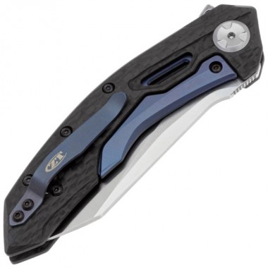 Нож складной ZERO TOLERANCE 0762, Carbon Black, CPM 20CV клинок P 8,6 см