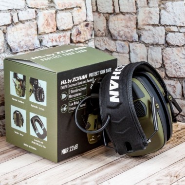 Активные наушники HL by ZOHAN EM026, NRR 22dB, Green