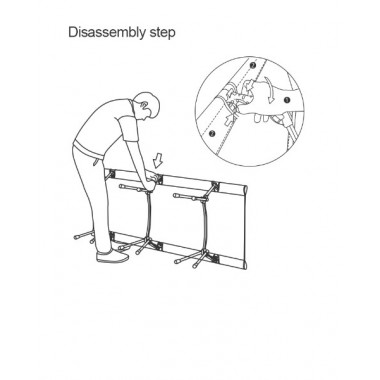 Кровать раскладная NATUREHIKE XJC04, ультра легкая, зеленая