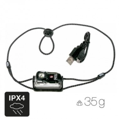 Фонарь налобный Petzl Bindi 200лм, черный