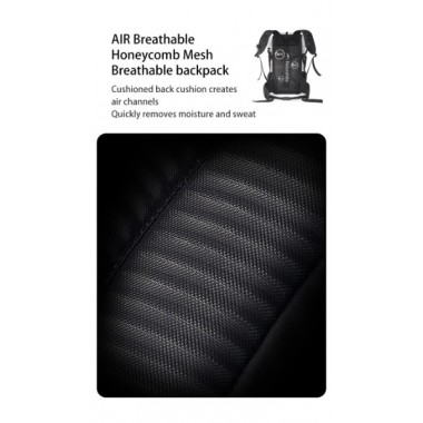 Рюкзак туристический NATUREHIKE Helium, 30+5L, 62х25х20см, черный