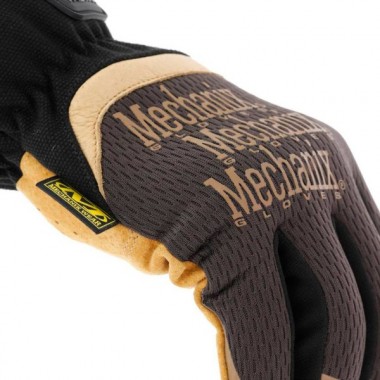 Перчатки Mechanix Work Leather FastFit Brown