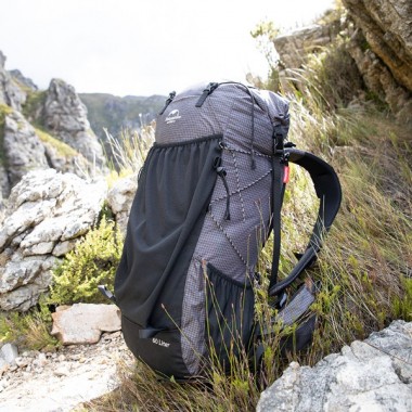 Рюкзак туристический NATUREHIKE Rock, 60L+5L, 26х18х67см, черный