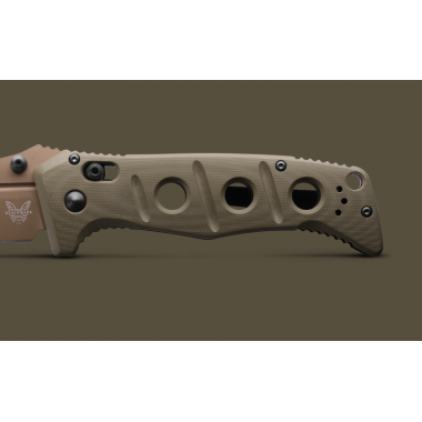 Нож складной BENCHMADE Adamas, G-10 OD Green, Cru-Wear клинок P 9,7 см