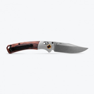 Нож складной BENCHMADE Mini Crooked River, Wood, S30V клинок P 8,6 см