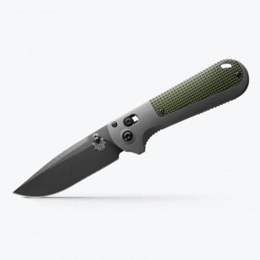 Нож складной BENCHMADE Redoubt, Grivory Green, D2 клинок черн. P 9 см