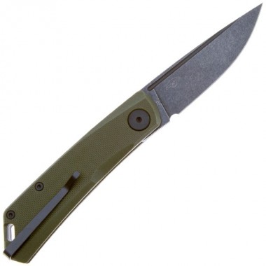Нож складной Real Steel Luna Lite Green/Blackwash 