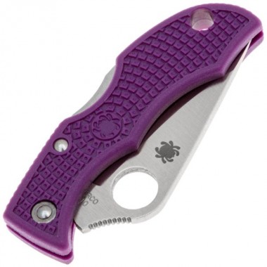 Нож складной SPYDERCO Ladybug 3 Purple
