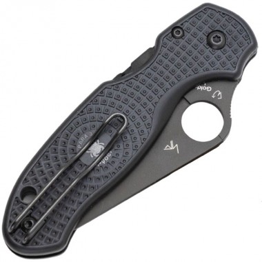 Нож складной SPYDERCO Para 3 Lightweight Black/Black blade