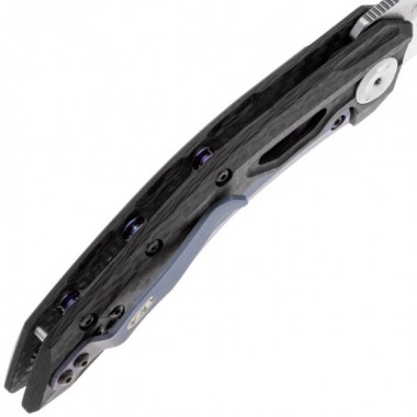Нож складной ZERO TOLERANCE 0762, Carbon Black, CPM 20CV клинок P 8,6 см