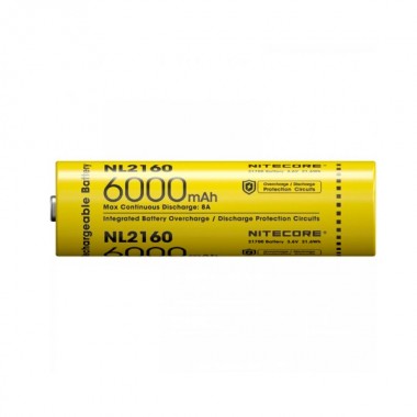 Аккумулятор NITECORE NL2160 (21700 3.6v 6000mAh 21,6 Втч)
