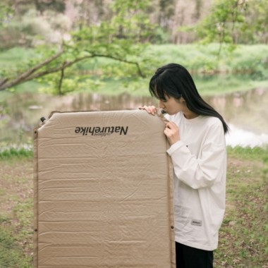 Коврик самонадувной NATUREHIKE D03, 200х63х5см, хаки