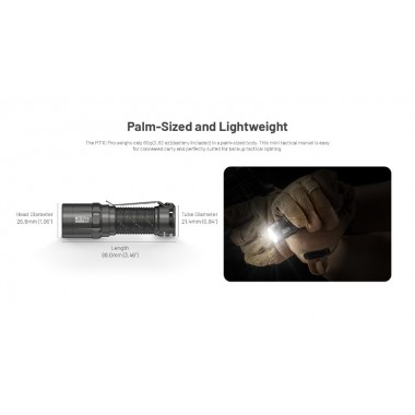 Фонарь NITECORE MT1C Pro (NiteLabUHi20, 1000 люмен, 360 метров, 16 часов, 18350)