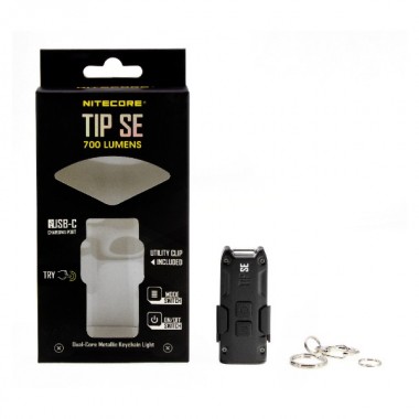 Фонарь NITECORE TIP SE Hi-Tech Black (2xOSRAM-P8, 700люмен, 90метров, 50часов)