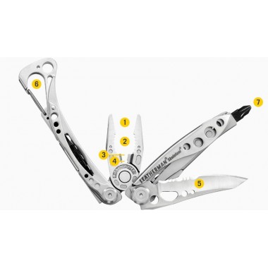 Мультитул LEATHERMAN Skeletool Moss Green, 7 инст, 10см