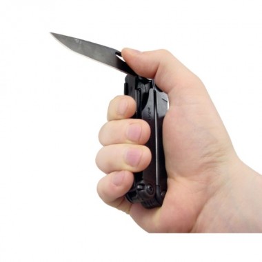 Мультитул LEATHERMAN Wave Plus Black, 18 инстр, 10см, чехол нейлон