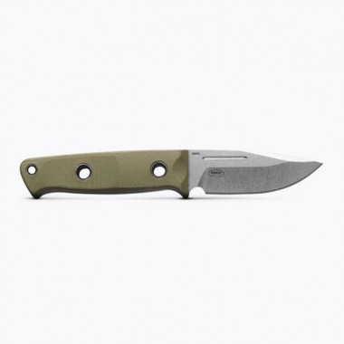 Нож BENCHMADE Mini Bushcrafter, G-10 OD Green, S30V клинок P 8,6 см
