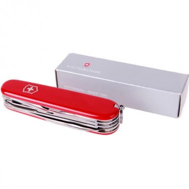 Нож перочинный Victorinox Mountaineer (1.3743) 91мм, 18 функций, красный, карт.коробка
