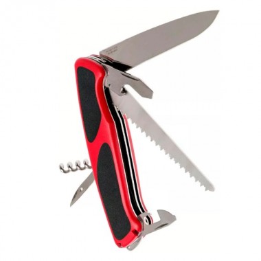 Нож перочинный Victorinox RangerGrip 55 (0.9563.C) 130мм 12функций красный/черный
