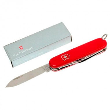 Нож перочинный Victorinox Recruit (0.2503) 84мм, 10 функций, красный, карт.коробка