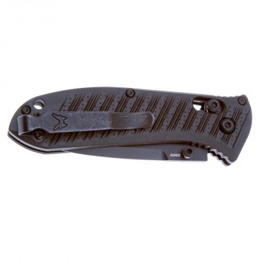 Нож складной BENCHMADE Mini Presidio II, Cf-Elite Black, S30V клинок черн. P 8,1 см