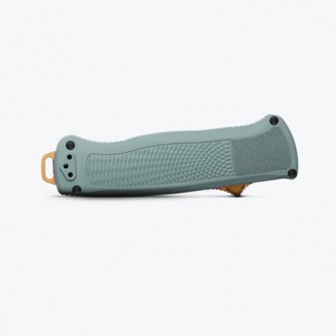 Нож складной BENCHMADE Shootout, Grivory Sage Green, Cru-Wear клинок черн. P 8,9 см