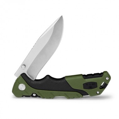 Нож складной BUCK 659 Large Pursuit, Nylon Green/Black, 420HC клинок P 9,2 см