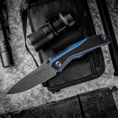 Нож складной Real Steel E802 Horus Blackblue