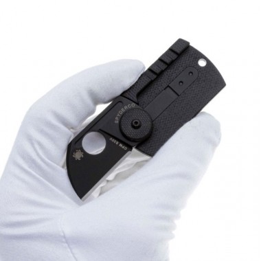 Нож складной SPYDERCO Dog Tag Folder Carbon