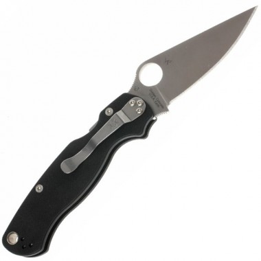 Нож складной SPYDERCO Para Military 2 G-10 Black