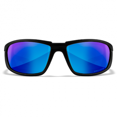 Очки защитные Wiley X WX Boss (Frame Matte Black, Lens Polarized - Blue Mirror)