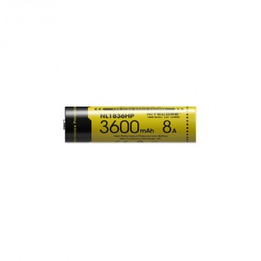 Аккумулятор NITECORE с защитой NL1836HP (18650 3.6v 3600mAh Li-ion 3.6v 8A)