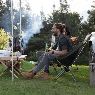 Кресло раскладное NATUREHIKE Stellaluna L02, ультра легкое, зеленое