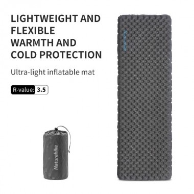 Надувной туристический коврик Naturehike R3.5
