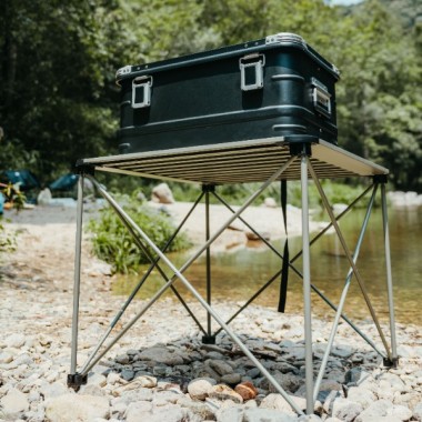 Стол складной NATUREHIKE Yamami L03 L, 69x69см, 3 кг, зеленый