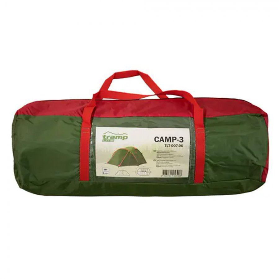 Tramp Lite палатка Camp 3 (зеленый), 4743131053908