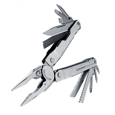 Мультитул LEATHERMAN Super Tool 300 Stainless, 19 инстр, 11,5см, чехол кожа