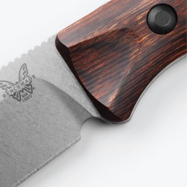 Нож BENCHMADE Saddle Mountain Skinner, Wood, S30V клинок P 10,7 см