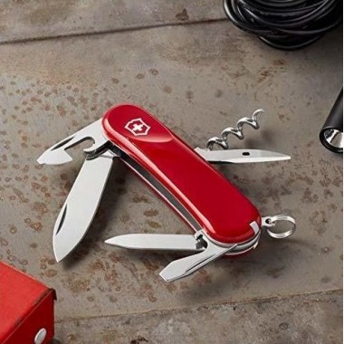 Нож перочинный Victorinox Evolution 10 (2.3803.E) 85мм, 14 функций, красный (карт.кор.)