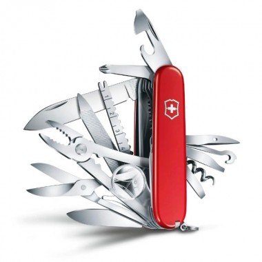 Нож перочинный Victorinox SwissChamp (1.6795) 91 мм 33 функции красный 