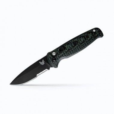 Нож складной BENCHMADE Casbah, Black-Green, S30V клинок черн. PS 8,6 см
