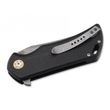 Нож складной BOKER Plus Golem, G10 Black, D2 клинок P 8,9 см