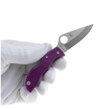 Нож складной SPYDERCO Ladybug 3 Purple
