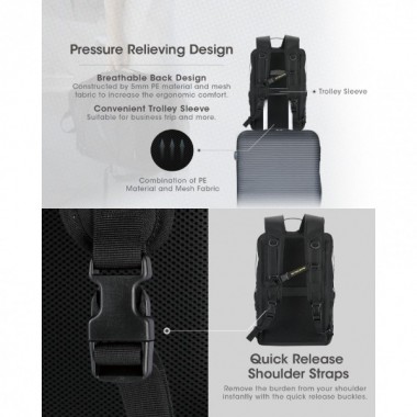 Рюкзак NITECORE BP23, 23л, черный