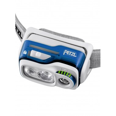 Фонарь налобный Petzl Swift RL, синий