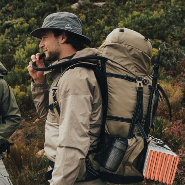 Рюкзак туристический NATUREHIKE Tanfeng, 70+5L, 75х33х27см, коричневый