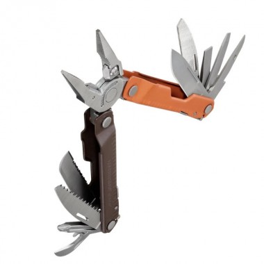 Мультитул LEATHERMAN Rebar Burnt Sienna, 17 инстр, 10,16см, чехол нейлон