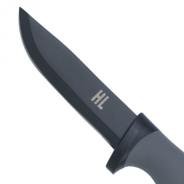 Нож HL Tactical Gray, клинок черный 9см